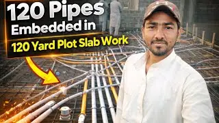 120 Yard Plot Roof Piping Installation | Complete Work 😇 #120YardPlot#RoofPiping#PipingInstallation 