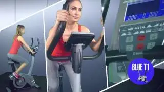 Heimtrainer Ergometer Blue T1 und Crosstrainer Ergometer Blue T2 | Christopeit Sport