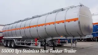 55000 Ltrs Stainless Steel Tanker Trailers for sale in Tanzania