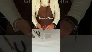 How to use Grozing Pliers on glass #glasscutting #SummerOnShorts
