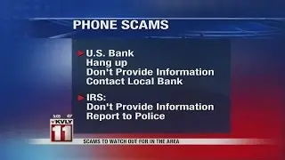 U.S. Bank Phone Scam asking for Social Security Number