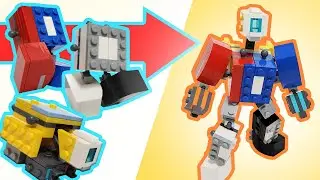 Little robot 2+ Little Tank 1 combined!! Lego robot ver.4