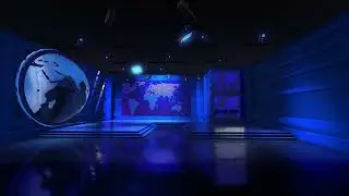 Night Blue Video Abstract News Channel Breaking News Twitch Background