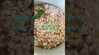 Pork & bitter melon soup