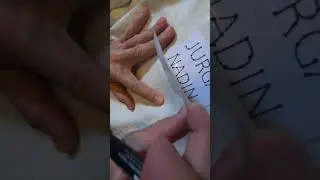 Another trick to transfer text onto fabric by yourself.