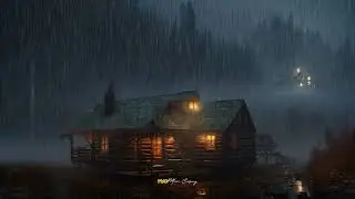 1 Hour Rain Sounds & Soft Lo-Fi Piano 🌙 Night Ambience for Sleep & Relaxation 4K