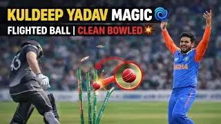 Kuldeep Yadav Strikes with a Perfect Flighted Delivery | Tim Seifert Clean Bowled | Ind Vs Nz 🔥⚡