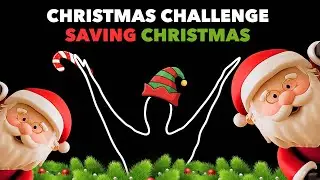 immersive interactive warm-up / Christmas Lazy Fitness / Santa Claus has disappeared