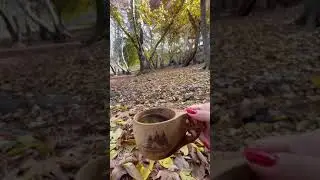 Drink coffee in nature