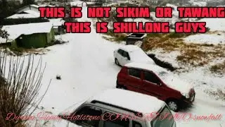 Snowfall in Shillong ☃️  On 22.12.2021 #shorts #viral #youtube