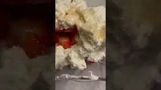 Fresh Healthy Season Fruits Strawberry & Quark Curd Cheese #ytshorts #viralvideo #yummyfood #healthy