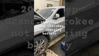 Jeep Grand Cherokee 2011 года выпуска не заряжает аккумулятор с новым блоком управления и генерат...