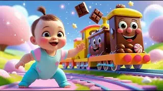 Little Train to Chocolate Hill | Train Chocolate Song for Kids | Nursery Rhymes Baby Learning Songs