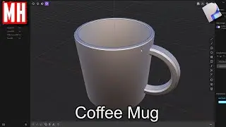 Plasticity tutorial: Practice Object #6, COFFEE MUG
