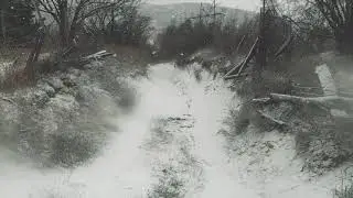 Winter Atmosphere for Relax - Walking in the Snowy Forest in Georgia