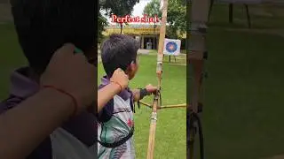 perfect shot indian round 20 m #indianarchery #archary #archer #shortsfeed #shorts #archerrohitup38