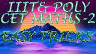IIIT MATHS SOLUTIONS TRICKS EASY MATHS SOLUTIONS all competitive exams advantage tet SGT SA MATHS