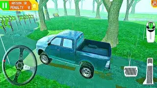 4&times;4 Dirt Offroad Parking Simulator #2 - Offroad Forest Parking ( Pickup Truck ) - Android Gameplay