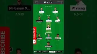 NZ🇦🇺 vs BAN 🇧🇩 #ODI #cricket #dream11 #shorts #fantasy #predictions