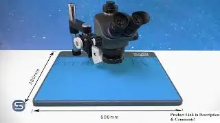 TX-350S Plus 4K Trinocular Microscope &ndash; 3.5X-100X Zoom for PCB Repair