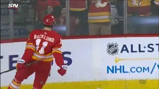 Mikael Backlund scores 5-on-3 shorthanded goal vs. New York