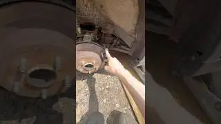 2011 Nissan Altima 2.5 S Replacing the Rear Brake Rotors and Pads Part 1