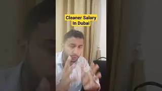 Cleaner salary in Dubai #shorts