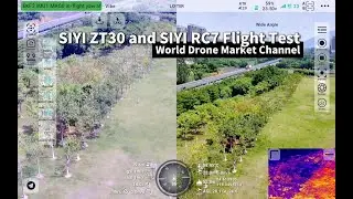 SIYI ZT30 and SIYI RC7 Flight Test#drone #zoomtest #gimbalcamera