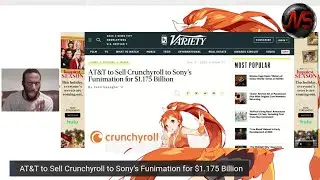 AT&T to Sell Crunchyroll to Sony&rsquo;s Funimation for $1.175 Billion | HBO Max NOT Effected?