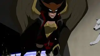 Hawkwoman Powers and Fight Scenes - Young Justice