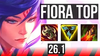 FIORA vs DARIUS (TOP) | 54K damage | EUW Master | 26.1