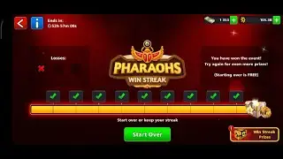 GET RING PHARAOSH WIN STREAK 8ballpool