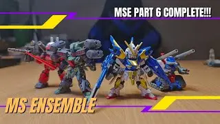 Effort Build-MS Ensemble Part 6-Complete!!! Gundam V2 Assault, Guncannon, Guntank and Stark Jegan