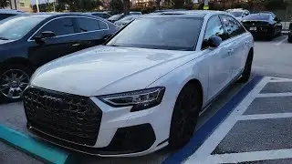 My 2023 Audi S8 - Cold start and revs!