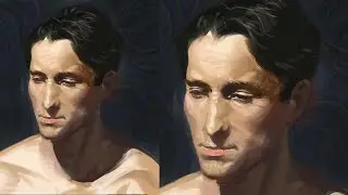 1 Hour Portrait Painting | Real-Time Process
