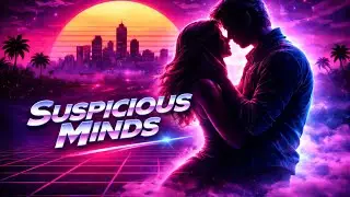 Elvis Presley - Suspicious Minds (Synthwave Jazz Remix) | 1980s Retro-Futurism