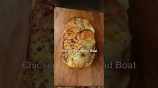 the full recipe for the chicken parm bread boat🤝 #recipe #cooking #easyrecipe #dinner