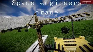 Space engineers builds crane replica