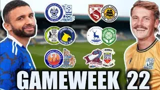 OUR GAMEWEEK 22 NATIONAL LEAGUE PREVIEW & PREDICTIONS! FT, ROCHDALE V SOUTHEND | MORECAMBE V BOSTON