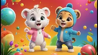Lion Cub Learning Color | Fun Color Nursery Rhyme for Kids | Baby Learning Song