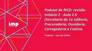 revis&atilde;o m&oacute;dulo 2   Aula 2 6 Secretaria da 1a Inf&acirc;ncia Procurador