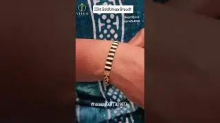 Stylish 22K Gold Unisex Bracelet | Timeless Elegance & Versatile Design