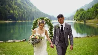 Destination Wedding at Lake Montriond in Morzine, French Alps