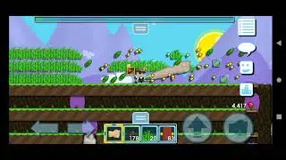 Timelapse breaking #1 sugarcane | growtopia