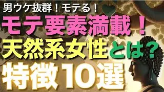 モテ要素満載！天然系女性とは？特徴10選【ブッダの教え】男ウケ抜群！モテる！本物の天然系女性とは