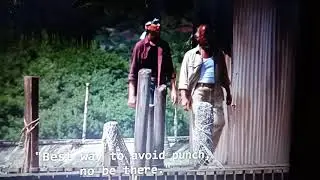 The drum technique, karate lesson of Miyagi Do