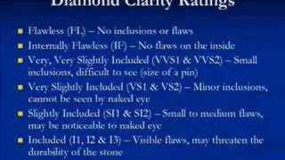 Diamond Clarity Scale