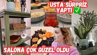 SALONUMA ALDIM ✅ MUHTEŞEM OLDU. USTALAR ÖLÇÜLERİ ALDI, YATAK ODASI İÇİN PLANLAR 😍 