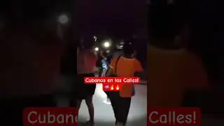 Cubanos prostestan en la calle. #cubanos #soscuba #cubanosporelmundo #patriayvida #otaola #cuba