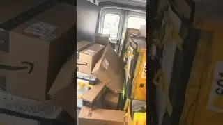 213 посылок Amazon в арендованном фургоне! #amazondeliverydriver